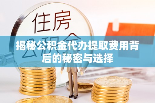 夏邑揭秘公积金代办提取费用背后的秘密与选择