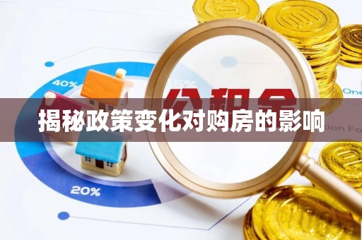 夏邑揭秘政策变化对购房的影响