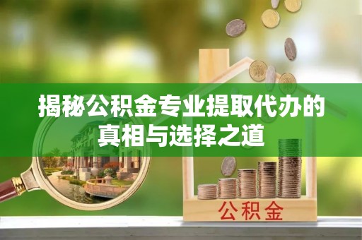 夏邑揭秘公积金专业提取代办的真相与选择之道