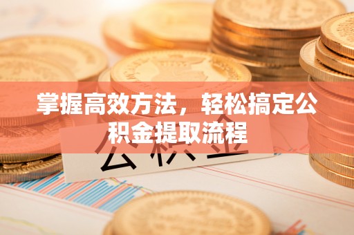 夏邑掌握高效方法，轻松搞定公积金提取流程