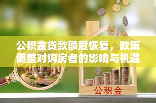 夏邑公积金贷款额度恢复，政策调整对购房者的影响与机遇